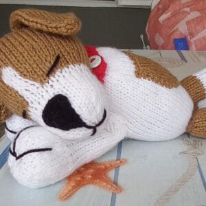 Jack Russel knitted Toy