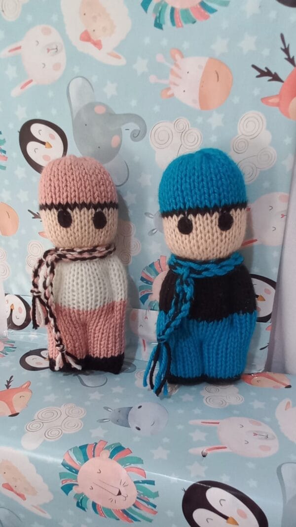 Doll small knitted